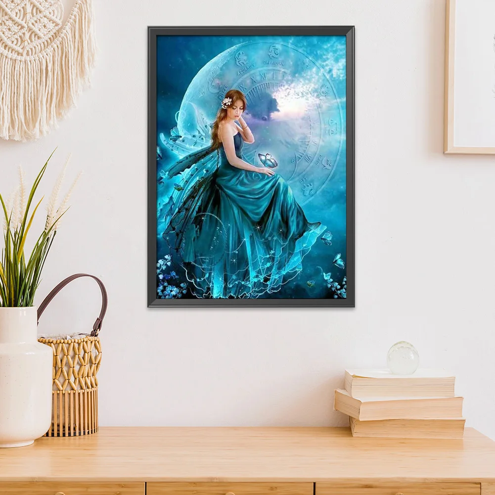 Cross Stitch Kits Stamped DIY 11CT Fairy Printed Eco-cotton Thread Embroidery Needlework Sets Home Wall Hanging Decor | Дом и сад
