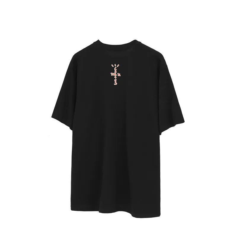 

New Cactus Jack Alien T-Shirt Hip Hop T Shirts Quality Cotton Short Sleeves TShirt Men