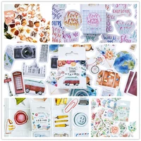 46pcspack mulifunction notebook label sticker diy diary wall phone decoration stickers scrapbooking kawaii cute sticker label