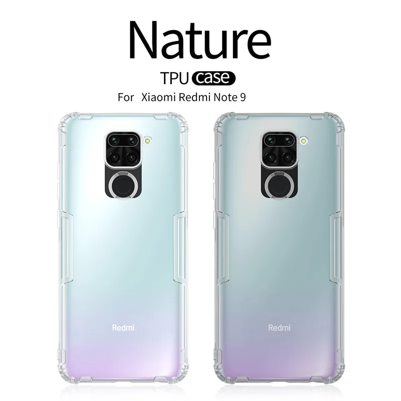 Чехол из ТПУ для Xiaomi Redmi Note 10 Pro NILLKIN Nature прозрачный силиконовый мягкий чехол