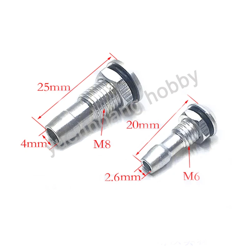 4 шт m6 m8 алюминий сплав водопров