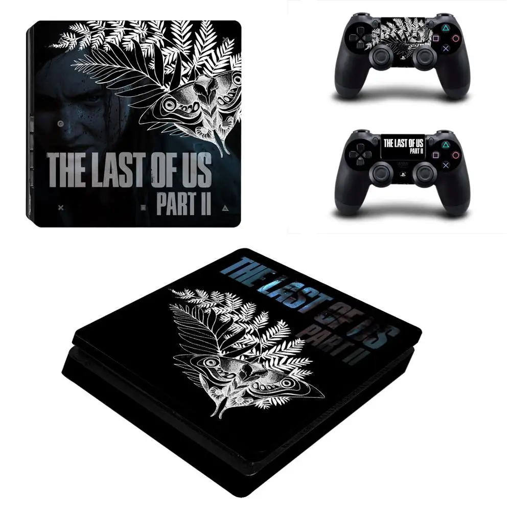 Наклейка The Last of Us Part 2 PS4 Slim Skin для консоли Sony PlayStation 4 и контроллера Dualshock |