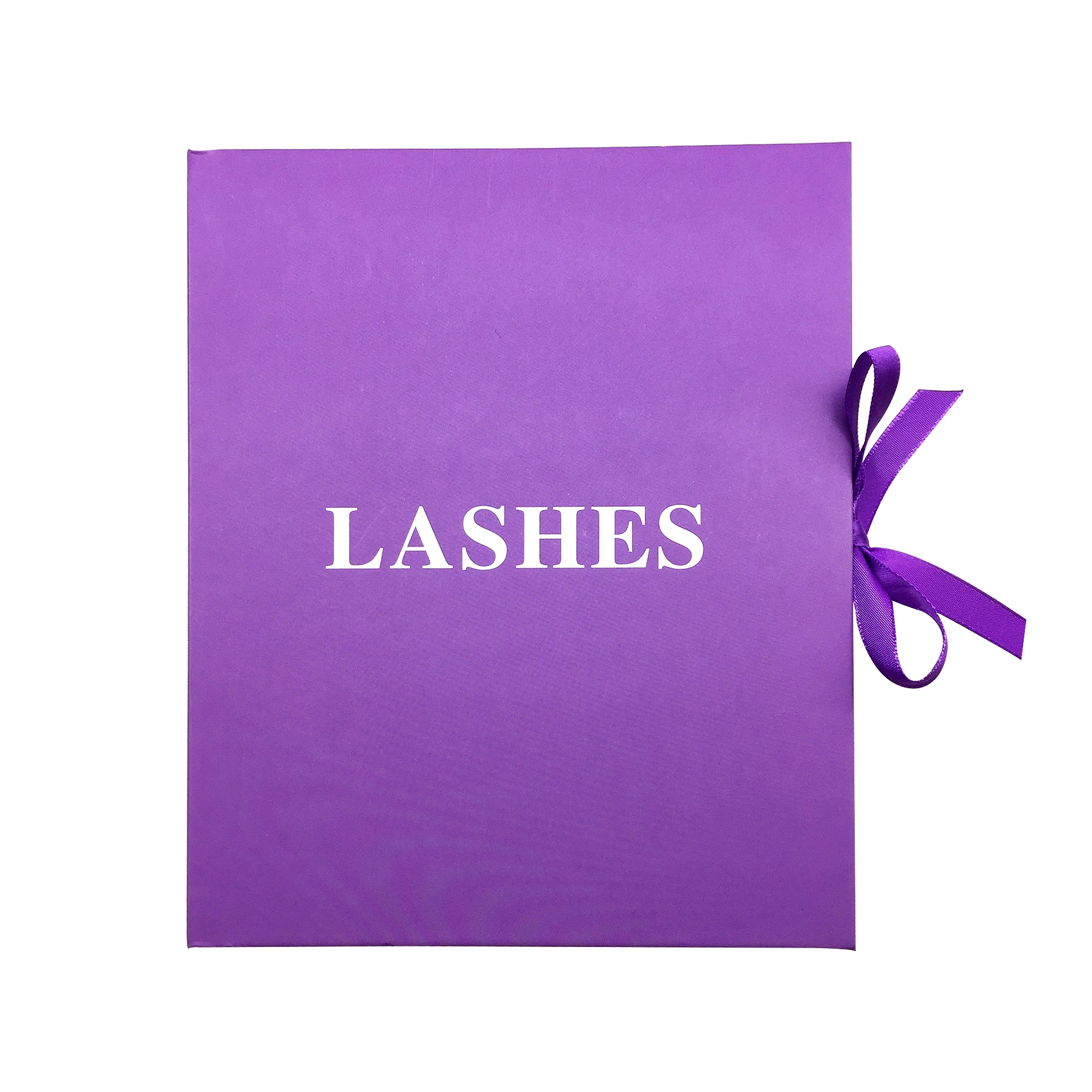 

3 Pairs Eyelash Packaging Box Lashes Packing Lash Purple Empty Package Eyelashes Book Set Case Vendor Supplier Wholesale