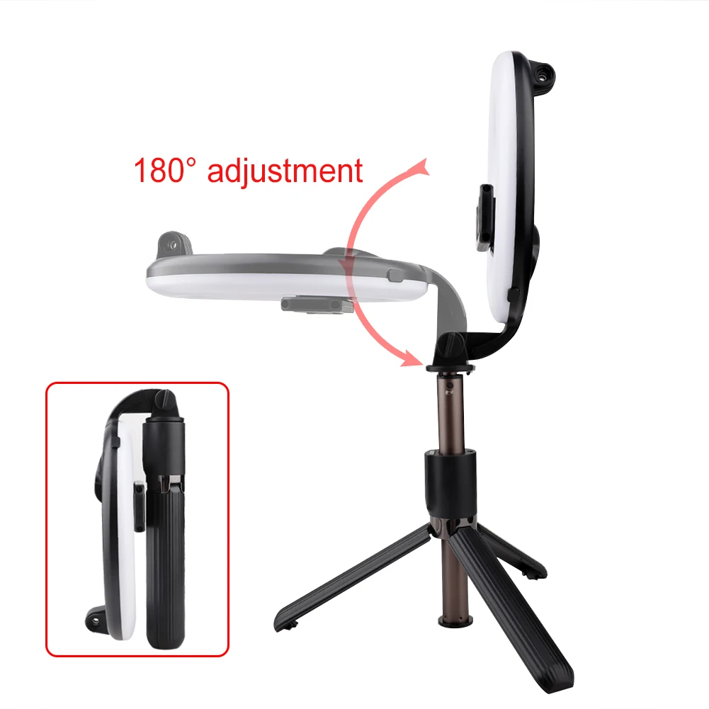 Складсветильник штатив для селфи беспроводная палка со штативом и кольцевым