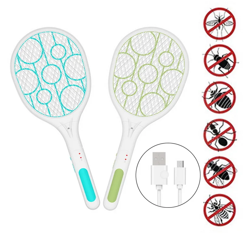 USB Chargerable Home Electric Fly Mosquito Bug Zapper Swatter Killer Anti Safety Mesh Cordless Zapper|Ловушка для насекомых| |