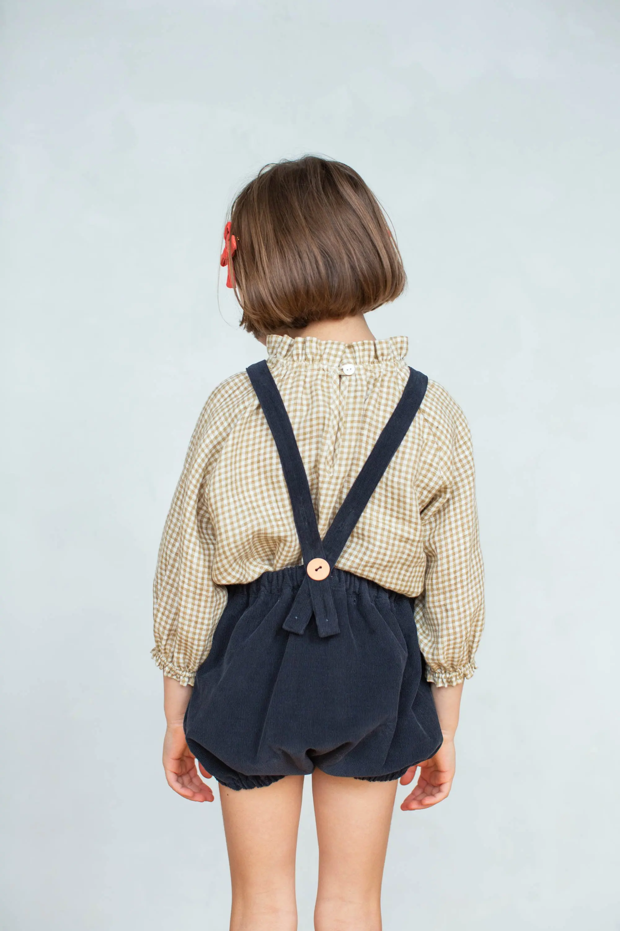 

2021 Early Spring New Sp Unique Version Set Dyed Girls Wash Overalls Baby Girl Romper