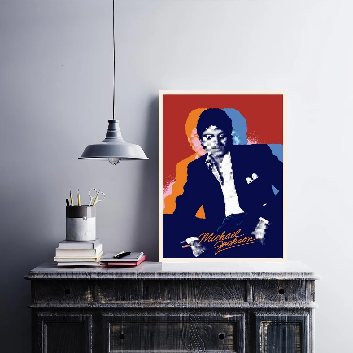 Постер Майкла Джексона короля поп поп-арт музыкальная печать портрет постер для