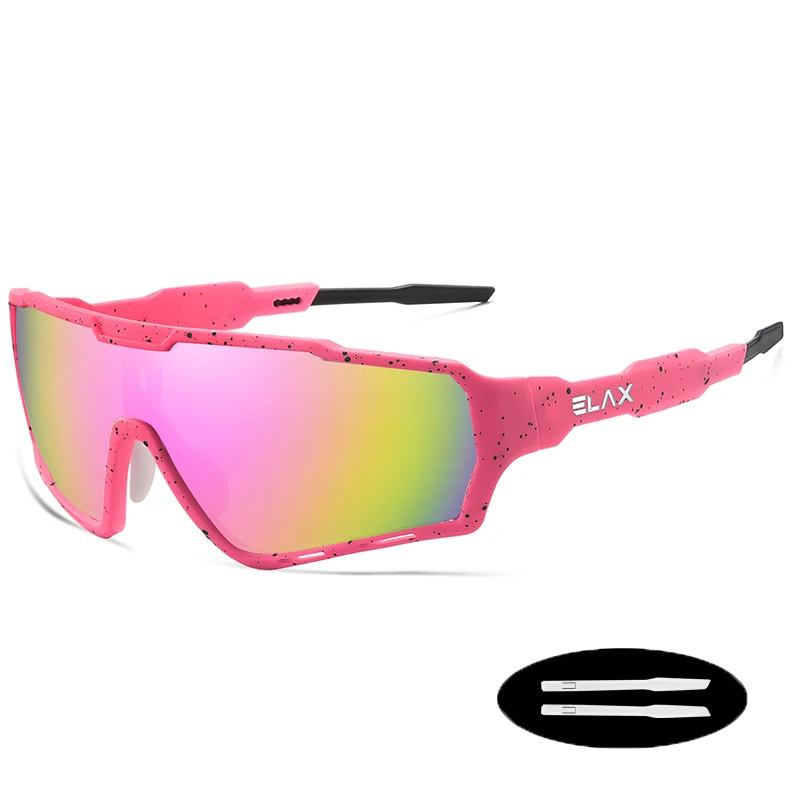 ЭЛАКС бренд Велоспортивные очки для мужчин и женщин Велосипедные очки Защита от УФ-лучей Спортивные солнцезащитные очки МТБ очки 2021 Новинка на открытом воздухе.