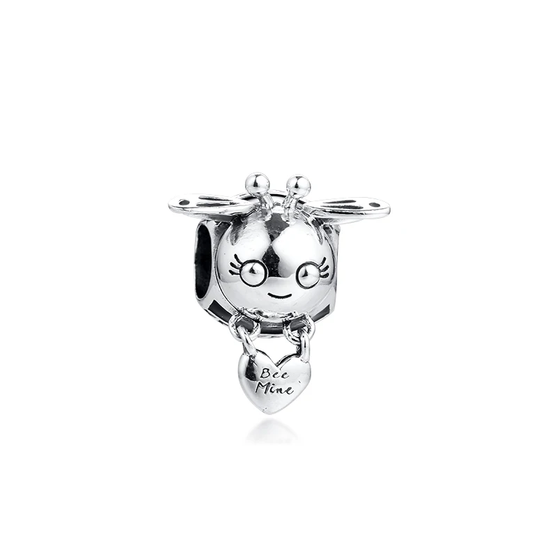 

CKK Fit Pandora Bracelets Bee Mine Charms Silver 925 Original Beads for Jewelry Making Sterling Silver Berloques
