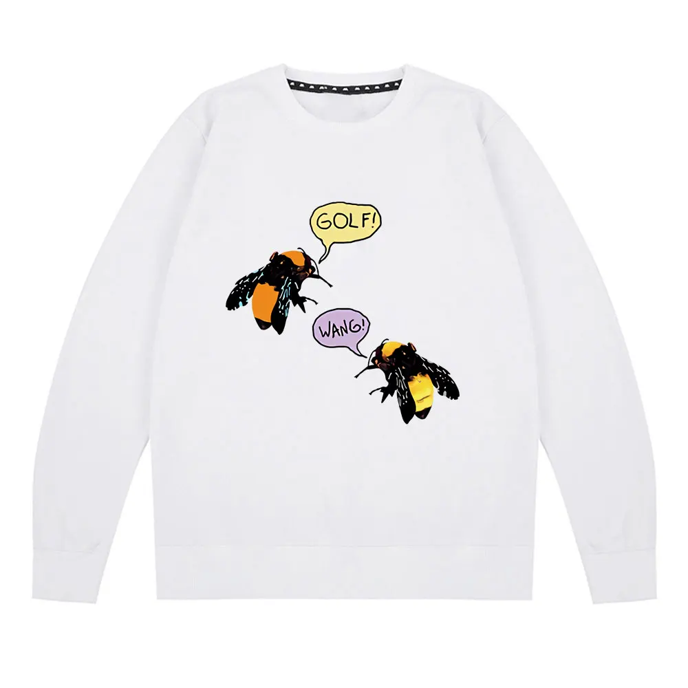 

Golf Wang Fashion Tyler The Creator Rapper Hip Hop Music Black Pullovers Cotton Men Retro Fashion Sweatshirts Womens Pullover