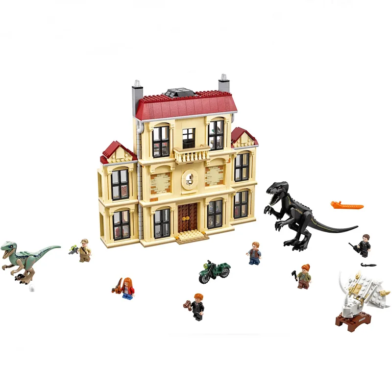 

Jurassic Park World 2 Dinosaur 10928 Lockwood Estate Compatible with 75930 Building Block Toys Gifts for Children