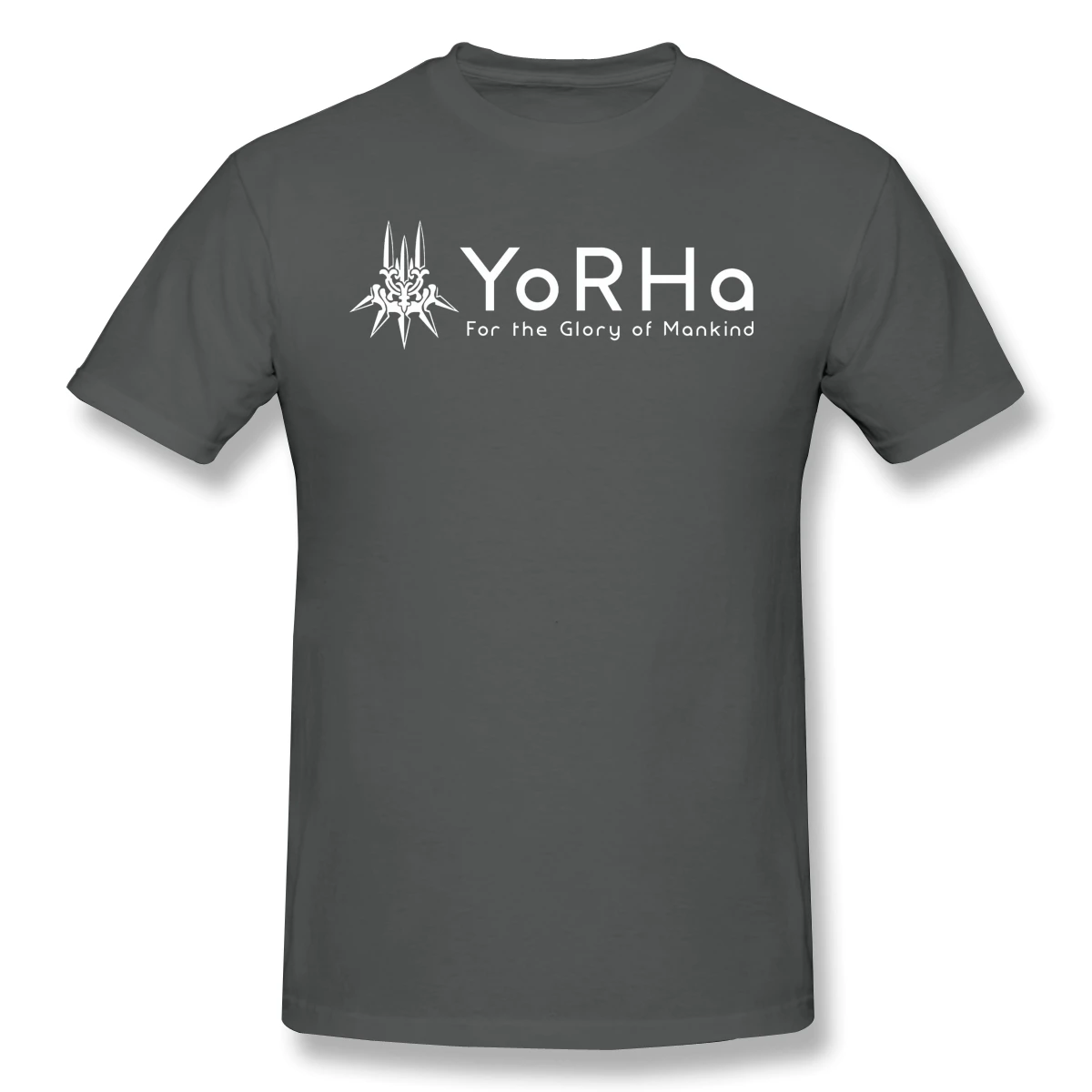 Футболка для мужчин YoRHa белый 100% хлопок NieR Automata футболка 6XL одежда смешного