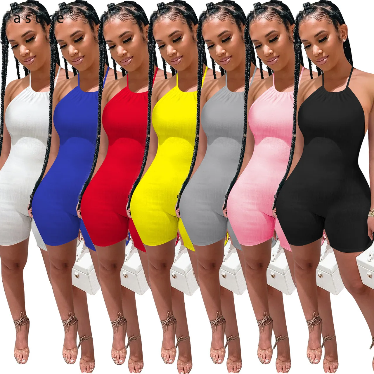 Rompers Sexy Body Black Playsuit Women Clothing 2021 Overalls Elegant Female One Piece Club Outfits Catsuit Tracksuit NK217