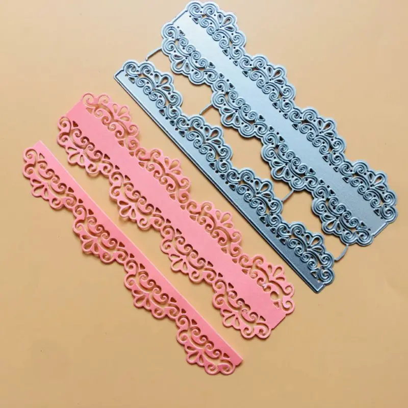 Кружевная рамка металлические штампы трафарет Скрапбукинг DIY альбом штамп