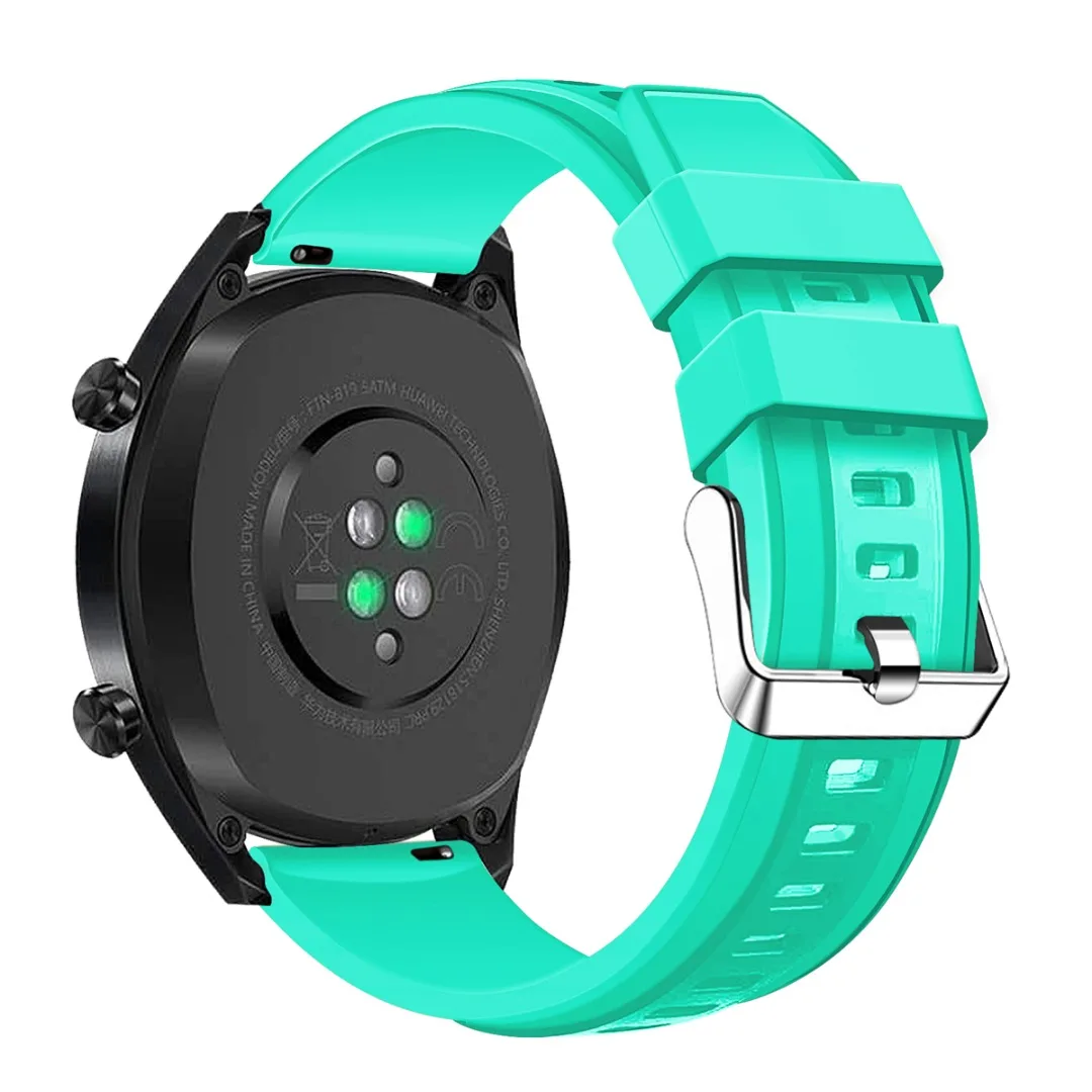 

22mm Silicone Watchesbands For Huawei Watch GT 2e 2 Pro Honor Magic Silicone Band Wrist Strap Fashion Adjustable Strap Band