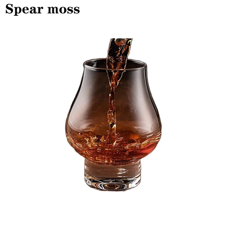 

Smelling Cup Bar Tasting Cup Hotel Whisky Wine Cup Household Glass tTransparent Wine Cup Tulip Cup Beer Cup Short Leg Big Belly