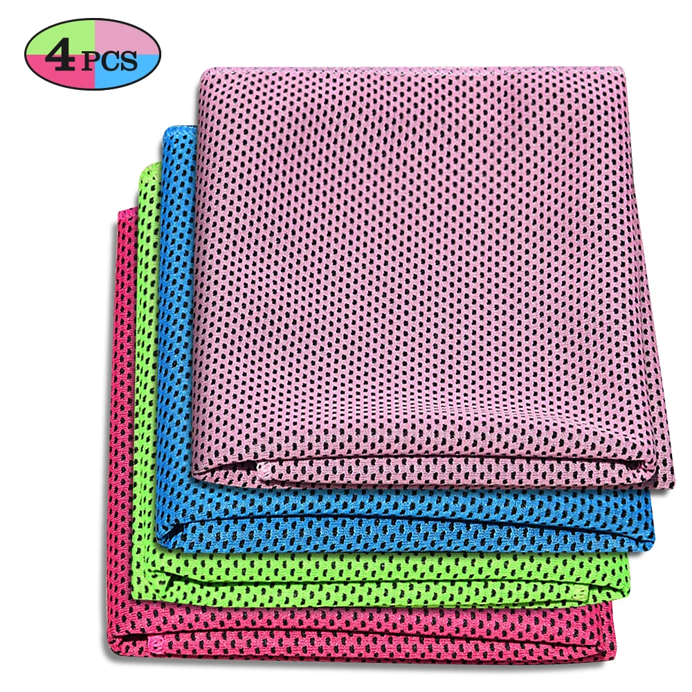 Set Breathable Sweat Absorbent Ice Cold Cooling Towel For Yo
