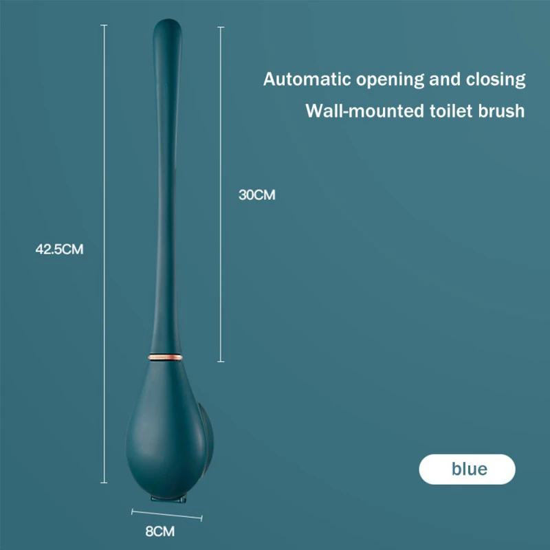 

Toilet Bowl Brush and Holder Set Wall-Mounted Toilet Cleaning Brush Cleaning Supplies For Bathroom DAG-ship