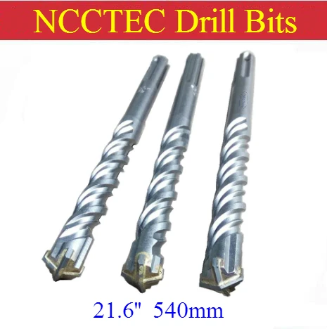 [Length 540mm 21.6'' ] Diameter 3-50mm 0.12''-2'' Carbide Core Drill Bits | Hammer Hole Saw SDS MAX SDS PLUS Square Hex Shank