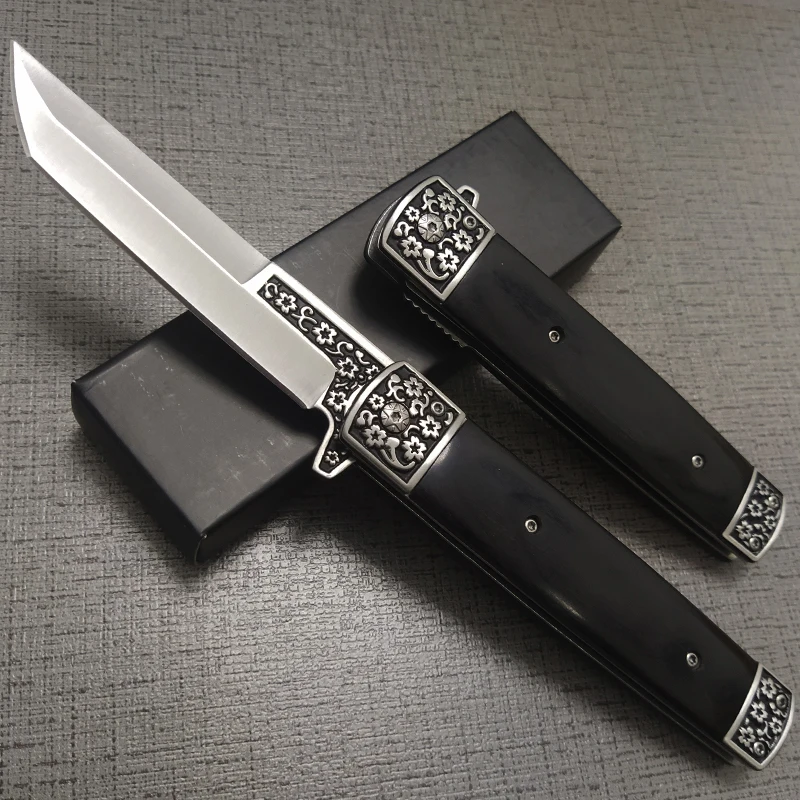 Дамасские Ножи 9 0 дюйма складной нож с лазерным узором тактический карманный из