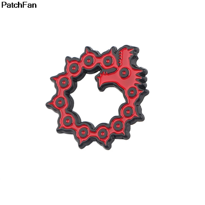 A2408 Patchfan В Стиле персонажа Дианы из игры The Seven Deadly грехов металлические цинковые