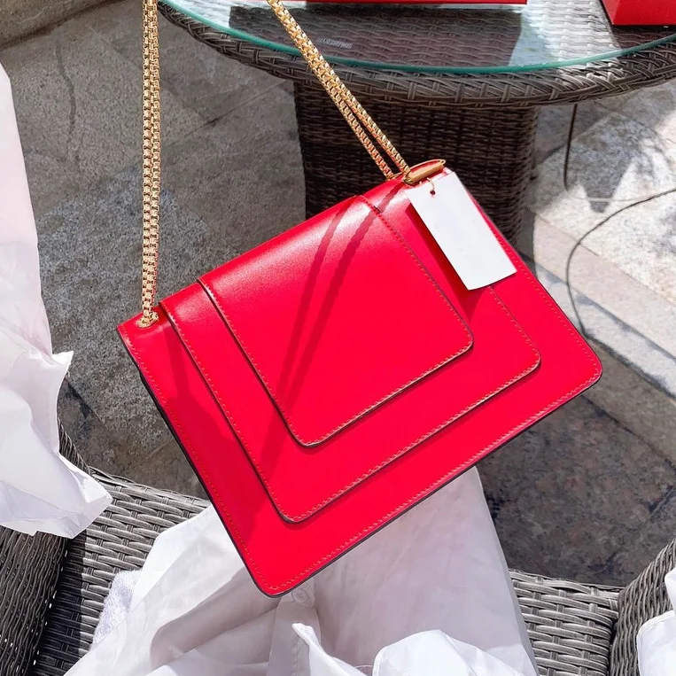 

100430 new women's bag single shoulder diagonal chain small square bag shoulder bag women bag