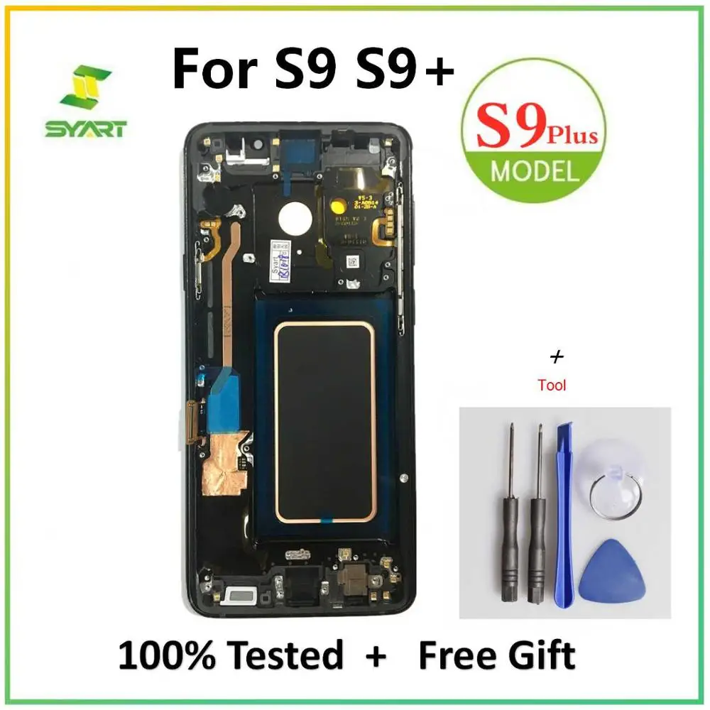 

For Samsung Galaxy S9 Plus AMOLED Display Touch Screen Digitizer Assembly For Galaxy G960 G960F G965 G965F OLED Screen