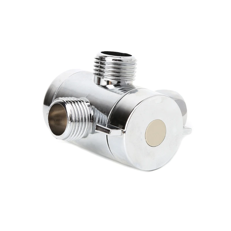

G1/2\" Three Head Function Switch Adapter Control Valve 3 Way Tee Connector Diverter Valve