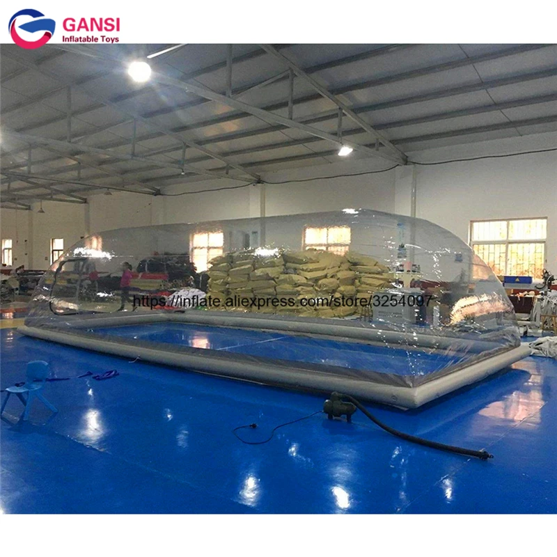 Надувной прозрачный купол из ПВХ коммерческого класса на заказ палатка для