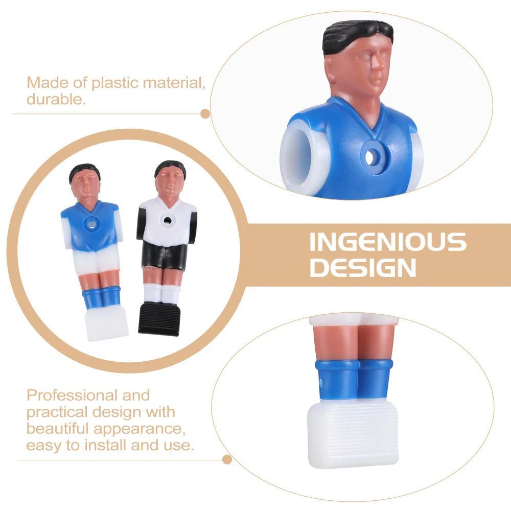 

10Pcs Foosball Machine Toys Foosball Player Models Tournament Style Player Toys