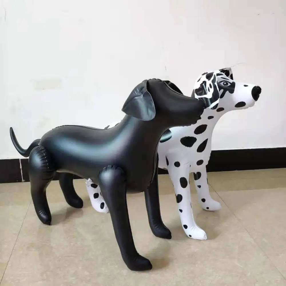 

Plastic inflatable dog model pet shop props puppy clothes photo tools simulation animal toys