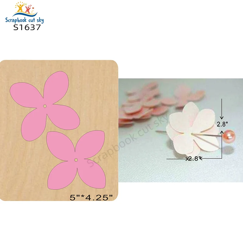 

Flowers DIY Muyu Wooden Mold Scrapbook Cutting Dies Suitable For Market General Machines