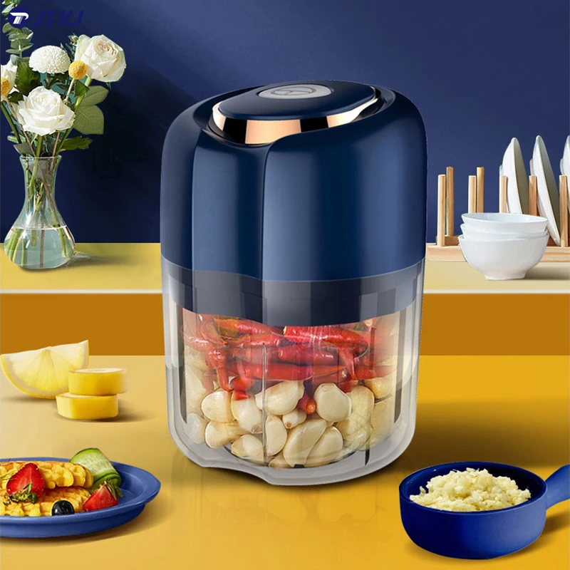 

JTKJ Fast Electric Mixer Meat Grinder Garlic Masher Food Supplement Machine Kitchen Artifact Supplies Mezclador Eléctrico