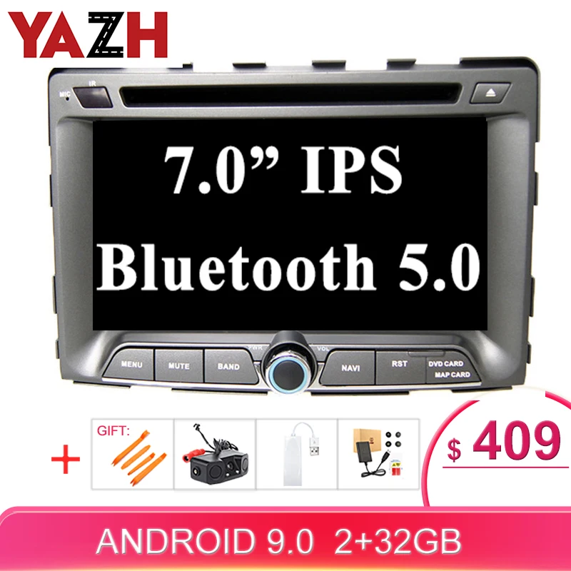 YAZH 2 Din автомагнитола CD dvd-плеер для Ssangyong Rodius 2004/Rexton 2006/STAVIC/Micro Stavic Android стерео Мультимедиа gps SWC