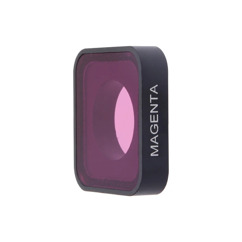 FOTOFLY Hero5/6/7 фильтр для камеры CPL/UV/ND 4 8 16/красный/пурпурный/желтый фильтры для GoPro Hero 5 6 7 черный аксессуары для экшн-камеры - Цвет: Magenta Filter