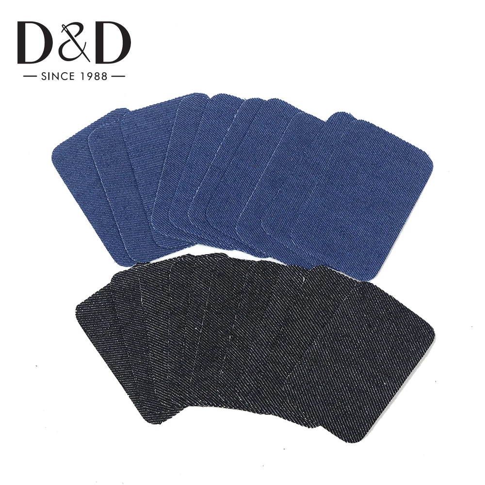 

10pcs/lot Iron-on Patches Elbow Knee Repair Jeans Patches Sewing Applique Patches for Clothes DIY Stickers Sewing Accessories