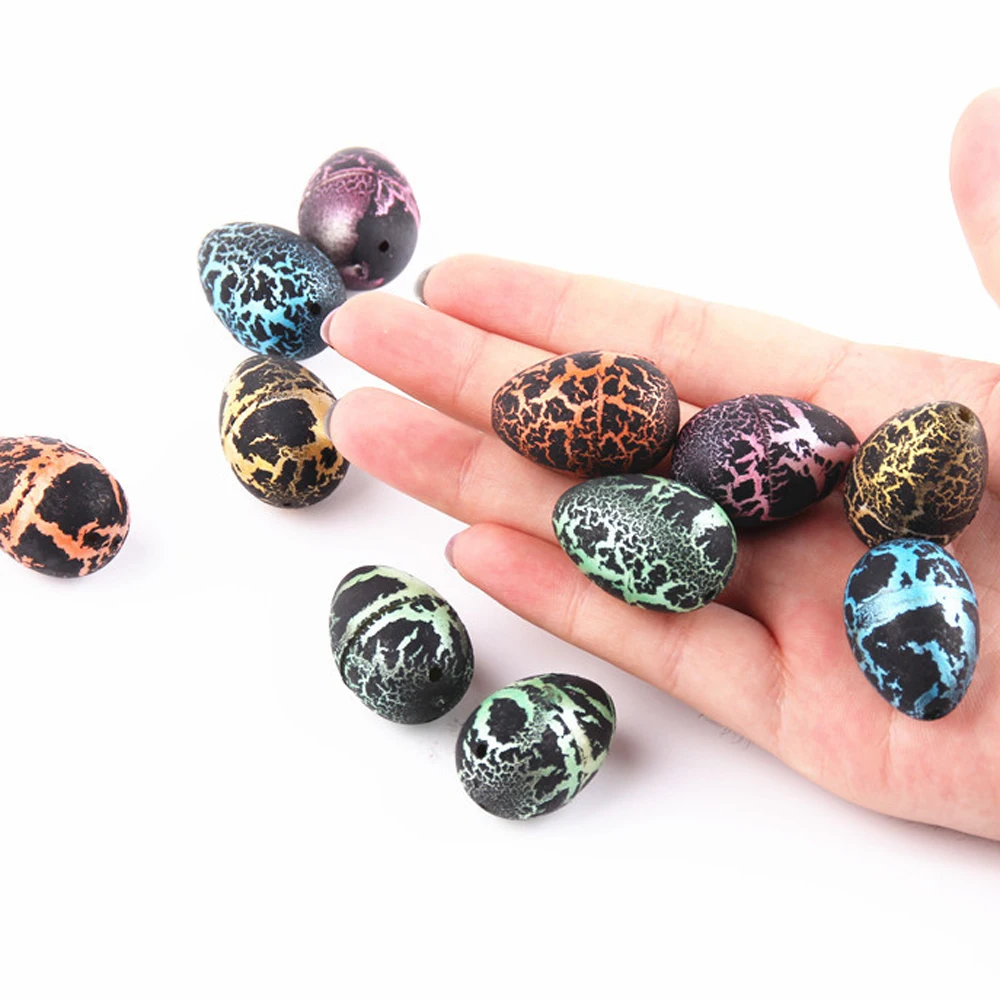 10 шт. Волшебные разноцветные инкубационные динозавры плюс яйца растущие в воде