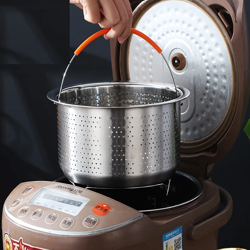 Паровая корзина из нержавеющей стали 304 для приготовления риса скороварка