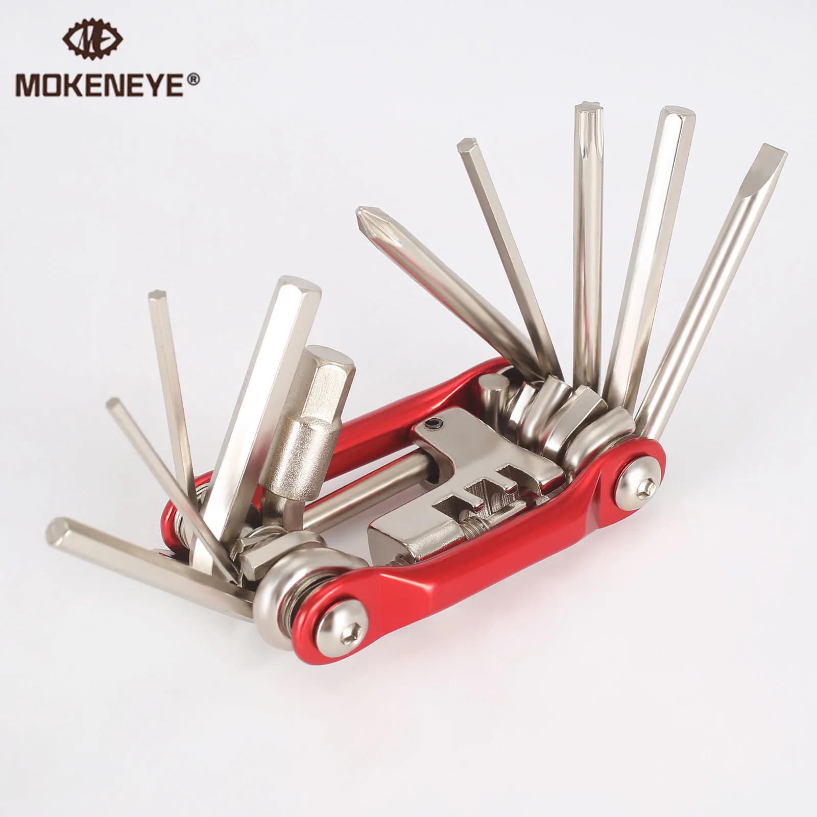 

11 In 1 Multifunction Bicycle Repairing Set Bike Bike Repair Tool Kit Wrench Screwdriver Chain Hex Spoke Mountain Cycling Tools