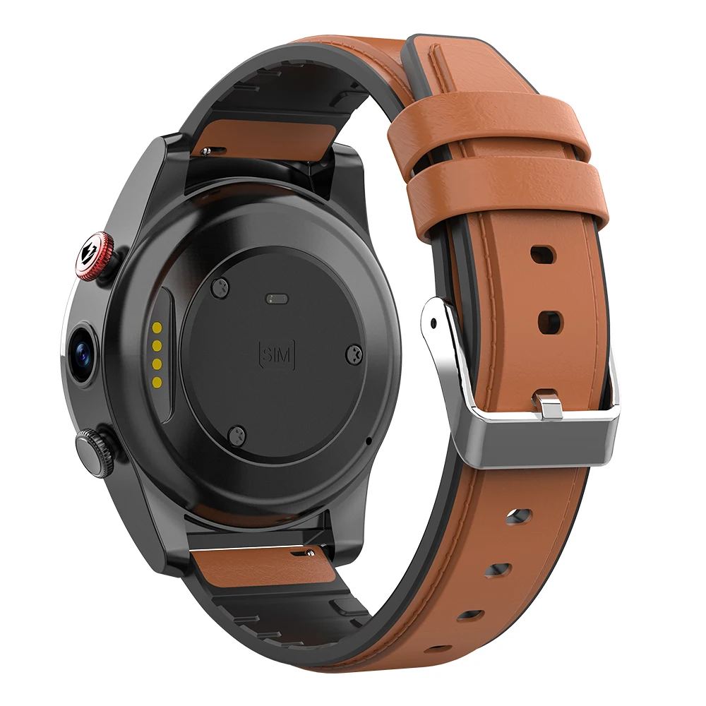 Смарт-часы LEMFO LEM14 4G SIM-карта Android 10 Face ID 4 ГБ 64 5ATM водонепроницаемые 1100 мАч двойная