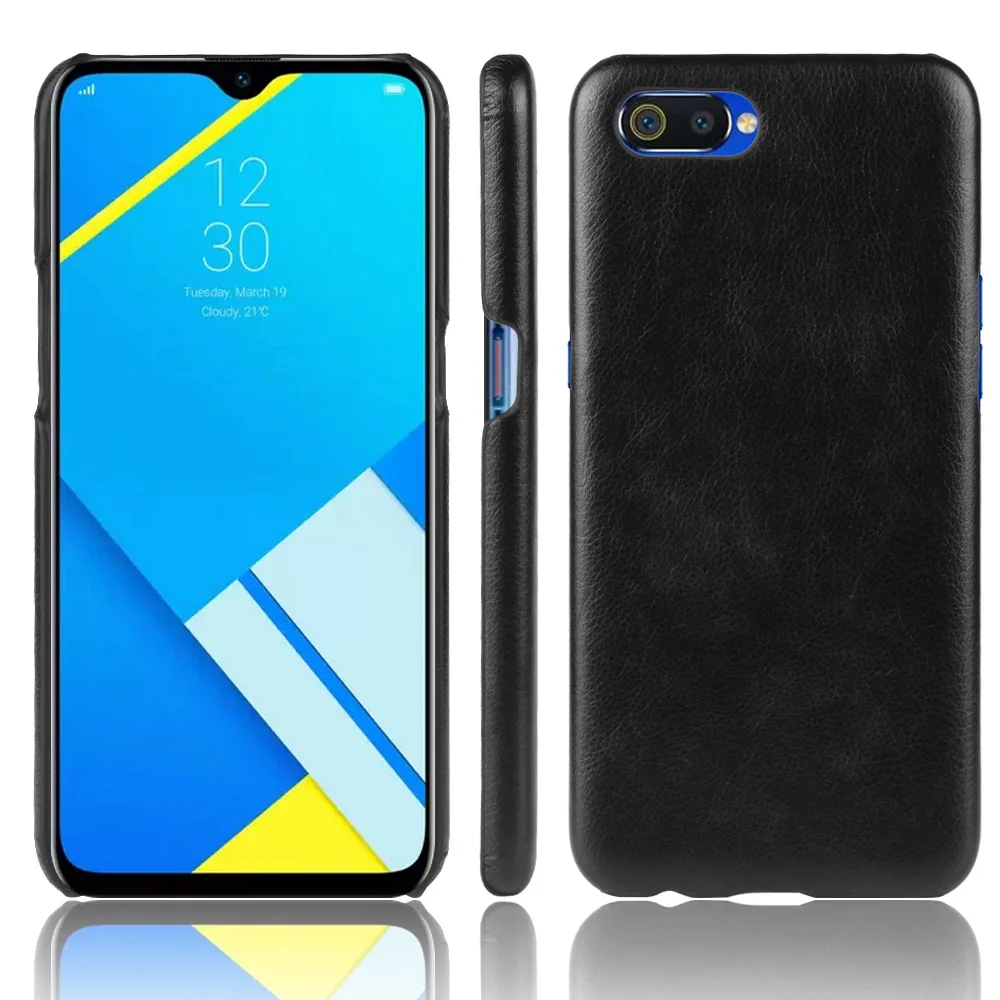 Чехол для Realme C2 с рисунком личи из искусственной кожи и ПК чехол-книжка для OPPO Realme C2 C 2 RealmeC2 RMX1941 чехол для телефона