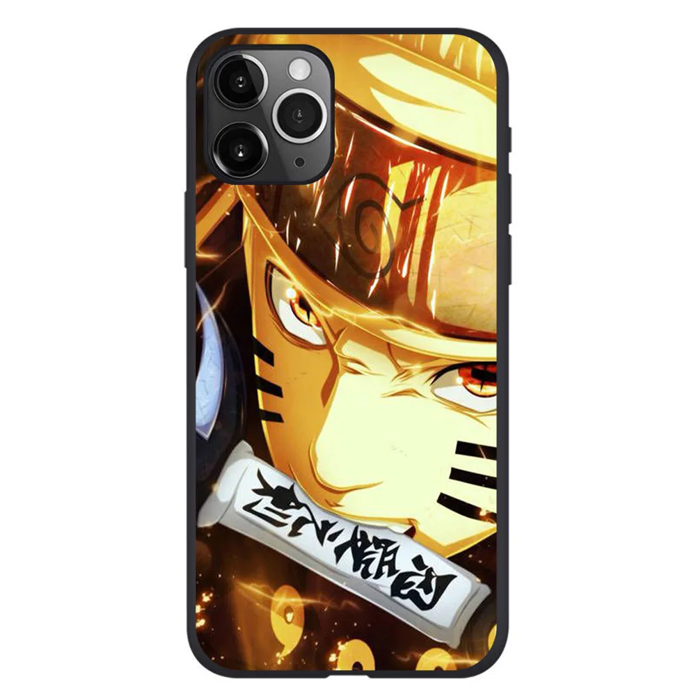 Японский мультфильм Итачи Наруто Саске Какаши чехол для iPhone 11 pro max Minato мягкий