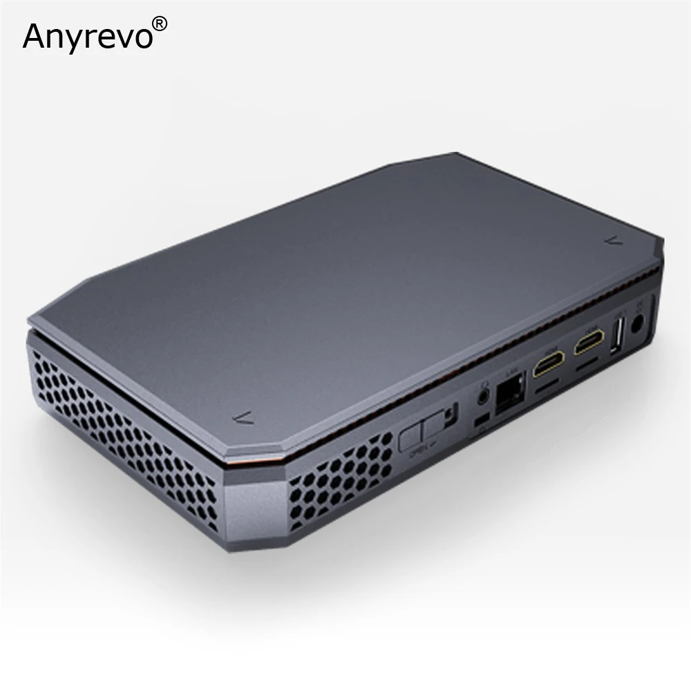 Четырехъядерный Мини ПК AMD A4 7210 Windows 10 2K HTPC 8 Гб DDR3L с 2 HD MI двухдиапазонным 5G Wi Fi Bluetooth