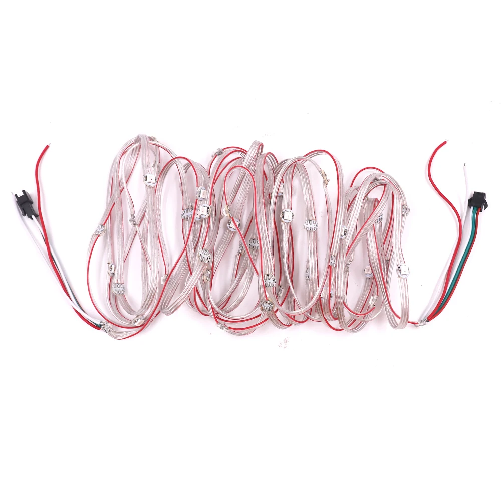 

DC5V LED Modules Pre-soldered SK6812 WS2812B Led String Addressable RGB RGBW RGB Warm WWA 50LED LED Pixel Strip Light Mini Board
