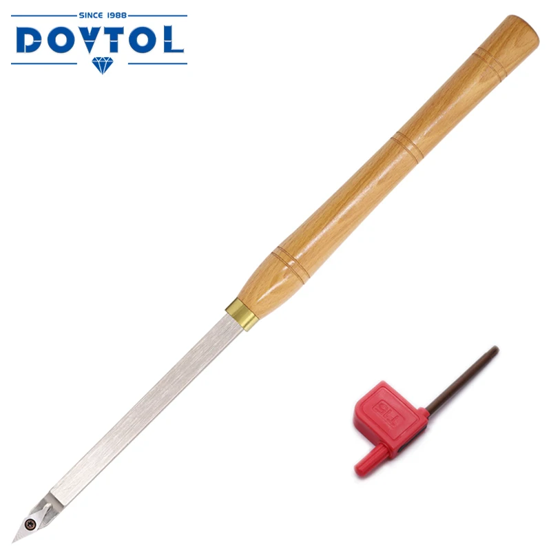 

Wood Turning Tool Sharp Detailer Carbide Tipped Lathe Chisel Tool Bar Blades Gouge Skew Spear 35° With Diamond Carbide Insert