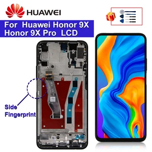 6 59 for huawei honor 9x lcd hlk al00 hlk tl00 display touch screen digitizer replacement parts for honor 9x display free global shipping