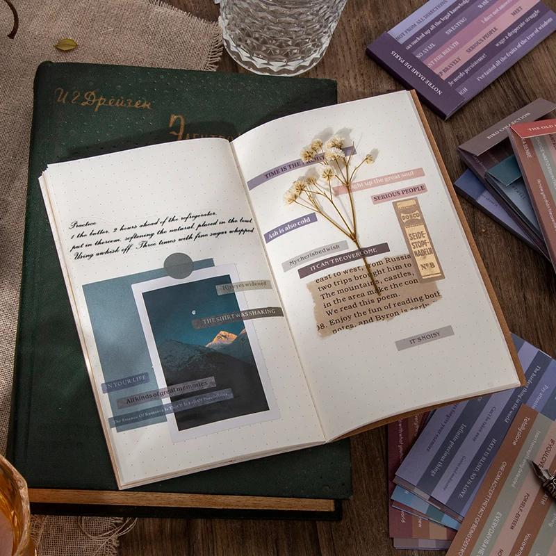 Английская библиотека серия винтажная герметичная наклейка декоративная