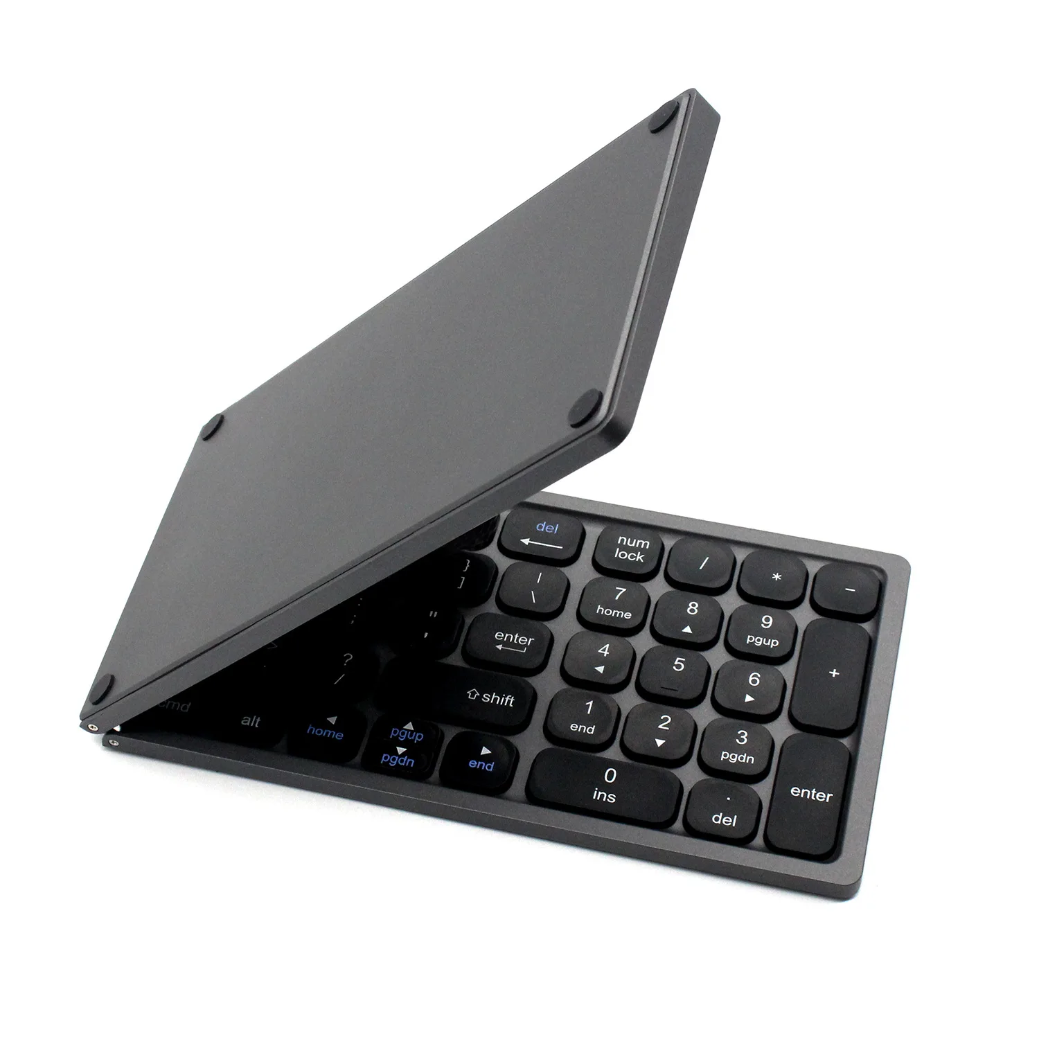 

Bluetooth Keyboard Portable Folding Keyboard Wireless Keyboard With Numeric Keypad For Windows Android IOS Tablet iPad Phone