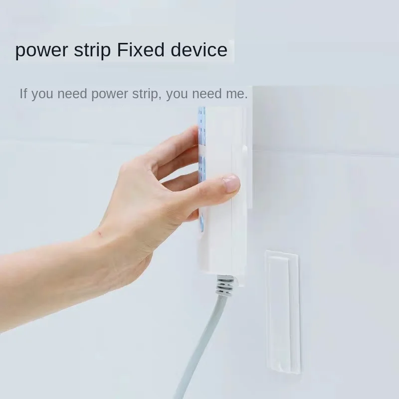 

Power Strip Holders Storage Sockets Wall Shelf Stand Plug Hook Wall-mounted Cable Patch Panel Hanging Socket Organizer Holder