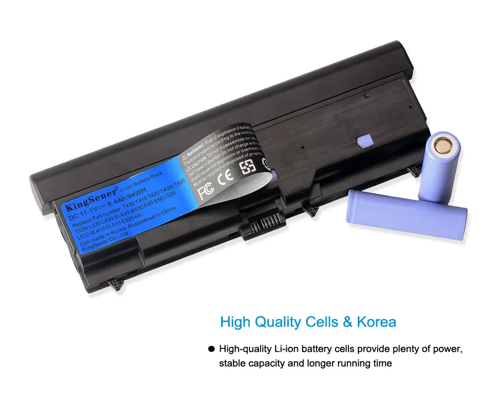 kingsener korea cell new laptop battery for lenovo thinkpad t430 t430i t530 t530i w530 sl430 sl530 l430 l530 45n1007 45n1006 free global shipping